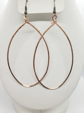 Load image into Gallery viewer, Copper egg hoop Earrings