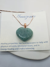 Load image into Gallery viewer, Amazonite heart