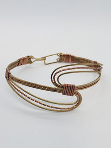 Double U Copper Bracelet